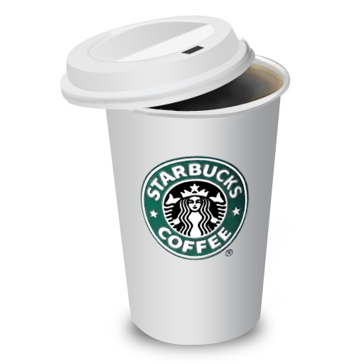 Starbucks cup of coffee.